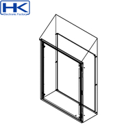 Boîtier de toit incliné IP66 en acier inoxydable robuste pour boîtiers d'instruments électroniques de boîte à boutons de commande d'armoire de commutation