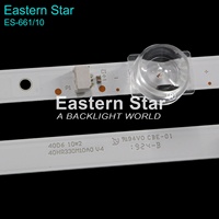 Bande de rétroéclairage LED ES-661 4C-LB4010-HR01J 40HR330M10A0 V4 Utilisation pour T C L 40F6 40S325 40S6500 THOMSON 40FD3306 2 pièces/ensemble