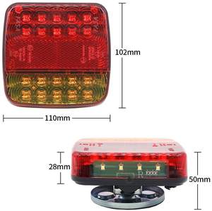 Kit de Luces LED Inalámbricas <span class=keywords><strong>FASA</strong></span> de 12v para Remolque, Luces Traseras para Camión, Luz de Posición Trasera - Product Image 6