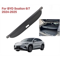 Cache-bagages de coffre arrière pour BYD Sealion 6 7 2024-2025, rideau organisateur, rangement, nettoyage, toile, accessoires automobiles