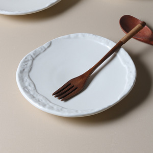 ถาดซูชิเซรามิกรูปทรงกลมลายหินสำหรับอาหารญี่ปุ่นและเสิร์ฟของหวาน - Product Image 2