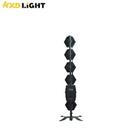 6 pièces, 50W, RGB, COB, support de lumière rétro, 6 lampes, lumière rétro avec rétroéclairage auxiliaire, effet de lumière de scène