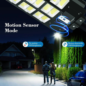 Farola Solar Todo en Uno de 600W-1000W <span class=keywords><strong>con</strong></span> Panel Monocristalino, Lámpara LED ABS Impermeable IP65 para Iluminación de Carreteras y Estacionamientos - Product Image 4