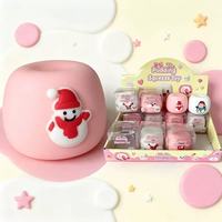 Botu 12 pièces/boîte Jouets Squishy Pudding de Noël à remontée lente, blocs de construction, qui couinent et qui s'écrasent, Jouets Squishy Noël 2026, Cadeau de fête