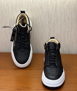 Zapatillas de Lujo para Hombre, Estilo Botín, Hechas a Mano con 100% Piel de Avestruz Genuina, Plataforma Robusta, Calzado de Piel Exótica, OEM - Product Image 6