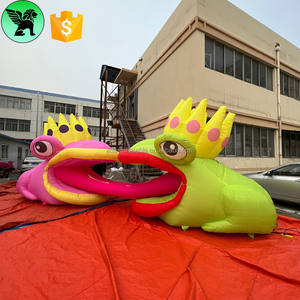 เทศกาลเหตุการณ์โฆษณาคางคกพองที่กำหนดเองยักษ์โปรโมชั่นพองกบกับมงกุฎ A8853 - Product Image 4