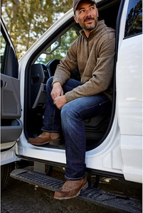 Bottes Western mi-mollet pour <span class=keywords><strong>homme</strong></span>, bout carré, imperméables, <span class=keywords><strong>semelle</strong></span> en caoutchouc antidérapante, pour l'équitation, le ranch, le travail, les concerts, les mariages - Product Image 3