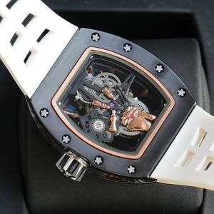 Luxury RMGold Pointer Devil's Hand Ceramic Tourbillon Men's Business <b>Watch</b> Mechanical <b>Watch</b> - Product Image 5