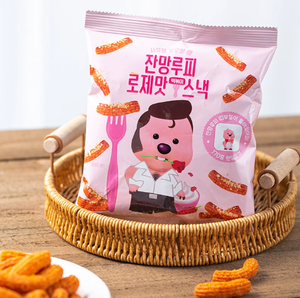 <span class=keywords><strong>Pororo</strong></span> y sus amigos, bocadillos crujientes de pastel de arroz picante estilo <span class=keywords><strong>coreano</strong></span>, comida inflada de 80g, listos para comer - Product Image 3