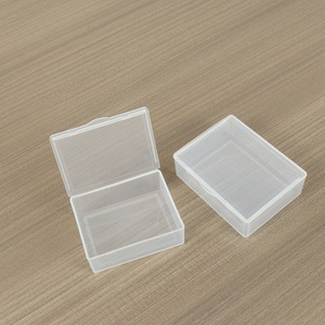 Transparent Plastic Storage Box Rectangle Covered Jewelry Electronics Parts Organizer Small Size Yiwu Origin - Product Image 4