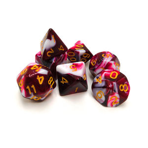 Dés de jeu polyédriques en plastique D4/D6/D8/D10/D %/D12/<span class=keywords><strong>D20</strong></span> - Product Image 2