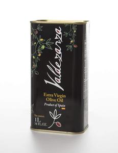 Aceite de Oliva Virgen Extra Español Valdezarza 1000 mL Lata Metálica Caja de 12 Latas Solo para Compradores de EE. UU. a Precio de Mayoreo - Product Image 2