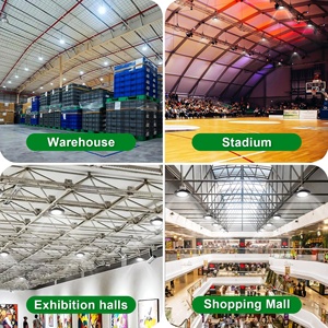 150W LED UFO high Bay 5000K AC 100-277V-24.000ลูเมน-5ปีรับประกัน-ETL + DLC 5.1 - Product Image 2