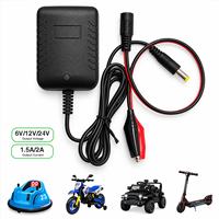 Chargeur de batterie au plomb 12V 2A pour voiture électrique enfant, vente en gros, prise US, prise en charge OEM ODM, directement de l'usine