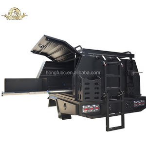 Capot de benne de camion intelligent sur mesure haut de gamme pour Dodge Ram 1500 2500 3500 Big Horn, 6'4, en métal, coque de camping, auvent en aluminium - Product Image 1