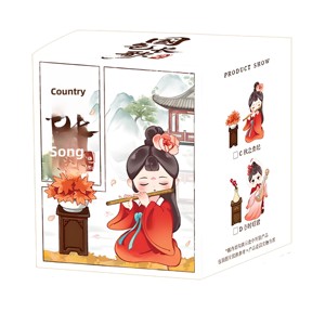 Adornos de Resina de Cuatro Piezas de Estilo Étnico Retro, Decoración Tradicional China de Chica, <span class=keywords><strong>Serie</strong></span> Superventas para Hogar y Oficina - Product Image 4