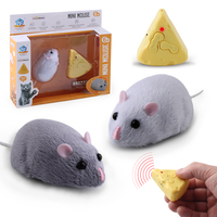 Souris télécommandée RC en peluche en forme de gâteau, jouet électrique de simulation infrarouge pour animaux de compagnie, chat amusant, mini 2022, pour enfants