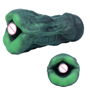 Fantasy Tempting Lips Single Channel Silicone Male <b>Masturbator</b> Premium Pocket Stroker Realistic Feel Design - Product Image 1