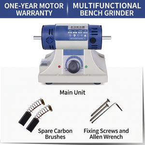 Multifunctional bench grinder, small multifunctional polishing <b>tool</b> for woodworking, jade carving, and polishing - Product Image 4