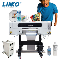 Imprimante DTF UV LINKO Performance A2 avec têtes d'impression Quad I1600, machine d'impression jet d'encre 42 cm pour films AB et habillages personnalisés de coques de téléphone