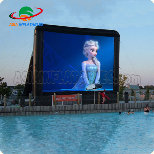 Hot Selling Giant Inflatable Projector Movie Screen, Inflatable Cinema Screen for Outdoor and Indoor Use