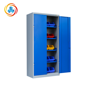Armoires de rangement modernes en acier, grande capacité, pour outils et documents, autoportantes, pour écoles, hôpitaux, ateliers extérieurs, gymnases, automobiles et maisons - Product Image 5