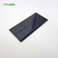 Panneau solaire en résine époxy 5V 1.3W, module de cellule solaire monocristalline à haute efficacité
