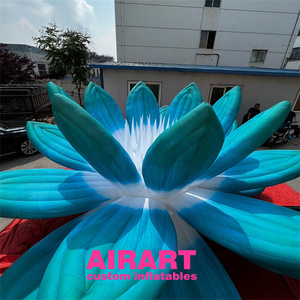 Decorazione <span class=keywords><strong>a</strong></span> Tema Outdoor: Fiori di Loto Gonfiabili Blu Modello di Fiore di Loto Gonfiabile Personalizzato per Esposizione - Product Image 3