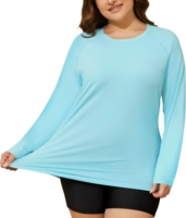 Chemises de randonnée et de pêche personnalisées pour femmes grandes tailles, protection solaire UPF50+, manches longues, séchage rapide, respirantes