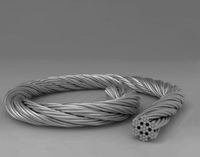 Câble en acier 7x7 à 7 brins, 7 fils, flexible et durable pour levage, hoisting et clôtures de sécurité - Offre Spéciale