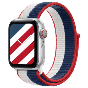 Bracelet de rechange sport intelligent en Nylon pour <span class=keywords><strong>Apple</strong></span> I <span class=keywords><strong>Watch</strong></span> série 5 6 44 38 <span class=keywords><strong>Mm</strong></span> - Product Image 3