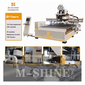 Routeur CNC tout-en-un MS50-2137 équipé d'un broche HQD, d'un banc de perçage et d'une scie à chanfreiner à 360 degrés - Product Image 1