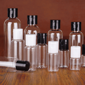 Flacon de crème pour le visage en plastique transparent PET 30/50/100ml Échantillon gratuit Bouchon à rabat blanc Emballage - Product Image 5