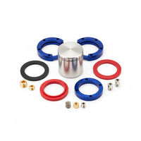 Composant d'étanchéité de piston de tête de machine à café usiné CNC de précision pour unités d'expresso professionnelles et commerciales