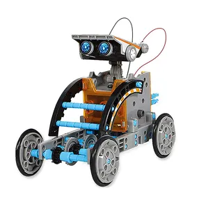 2022 핫 세일 태양 로봇 키트 장난감 교육용 건물 장난감 12 in 1 태양 광 발전 DIY 과학 실험 어린이 학생을위한 STEM 키트