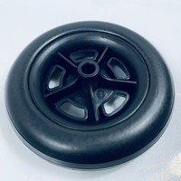Roue en mousse EVA de 5,5 pouces avec rayons en plastique pour chariot et poussette