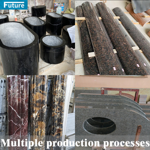 Prix usine allée en pierre naturelle granit violet pile Bond surface flammée bord fendu pavé pavé pavé avec maille - Product Image 6