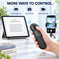 Souris aérienne télécommandée pour vidéo courte, avec pavé tactile et pointeur laser, pour TikTok, téléphone, tablette, ordinateur, TV
