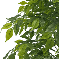Hochwertige Künstliche Pflanzen 180cm Künstlicher Ficus-Baum Künstlicher Grüner Bonsai für Heim- und Gartendekoration