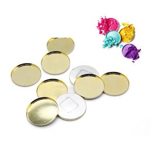 Modern lüks yuvarlak teneke tavalar göz farı yedekler şık bitirmek makyaj alüminyum Pan - Product Image 2