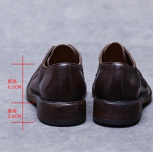 Zapatos Oxford Vintage de Estilo Británico para Hombre, Parte Superior de Cuero Genuino, Cierre Deslizante, Antideslizantes, Impermeables, con Patrón Floral, para Boda - Product Image 3