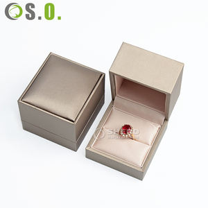 Boîte à bijoux, boîte à bijoux de luxe exquise, emballage pour bague de mariage, collier, bracelet, emballage de bijoux - Product Image 1