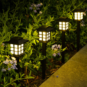 Đèn năng lượng mặt trời ngoài trời không thấm nước đèn lối đi năng lượng mặt trời duy trì 10 giờ chiếu sáng cho sân vườn - Product Image 4