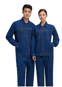 65% Cotton 35% Polyester Long Sleeve Summer Work Jeans for Men Work <strong>Jacket</strong> Custom - Product Image 6