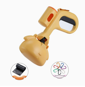 Distributeur portable de sacs à déjections pour animaux de compagnie avec mousqueton – Outil de nettoyage de voyage - Product Image 4