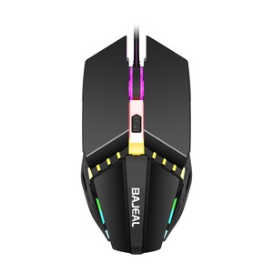 เมาส์สำหรับเล่นเกมแบบมีสาย USB D11 พร้อมปุ่ม 4D แบ็คไลท์ RGB สำหรับการใช้งานแบบแข่งขันบนเดสก์ท็อปแล็ปท็อป - Product Image 1