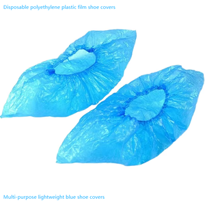 Fundas Desechables para Zapatos de Película de Polietileno Azul, Impermeables y Resistentes a las Manchas, para Uso Doméstico y Recepción de Invitados, Empacadas en Bolsas - Product Image 2