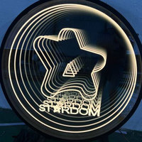 Enseigne au néon Infinity Mirror 3D pour publicité de magasin