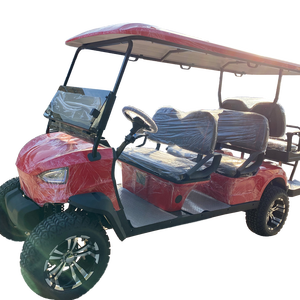 รถเข็นกอล์ฟไฟฟ้าแบบออฟโรด6ที่นั่ง7500W แบตเตอรี่ลิเธียมปรับแต่งได้ตามกฎหมาย - Product Image 2