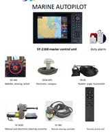 Traceur GPS Yida SY-2168 avec volant automatique et carte électronique Tulip (version anglaise), certifié CCS, en métal durable noir